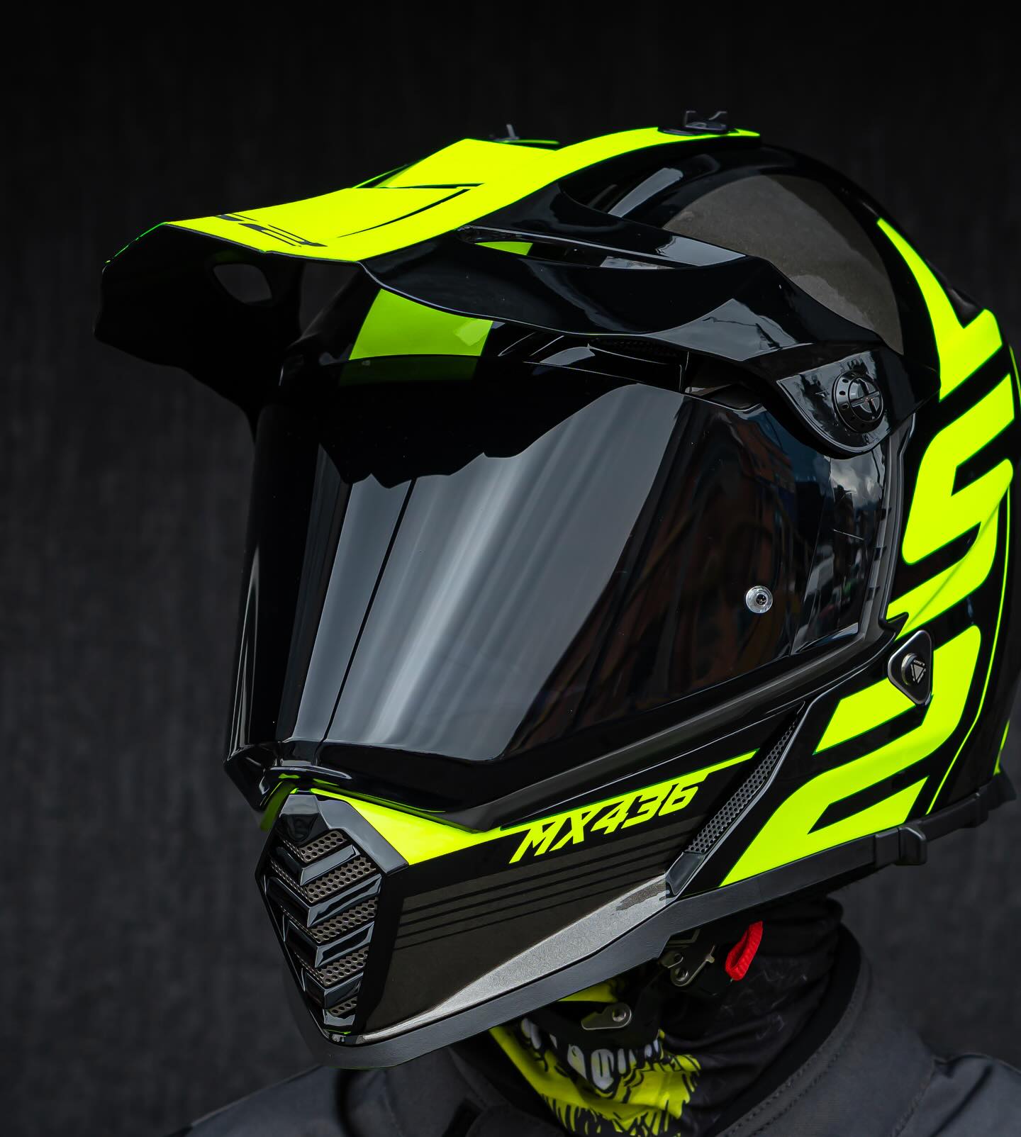 LS2 MX436 PIONEER EVO TROPHY enduro, MOTO ĶIVERE, -melns-dzeltens LS2 MX436 PIONEER EVO TROPHY enduro, MOTO ĶIVERE, -melns-dzeltens - Image 8