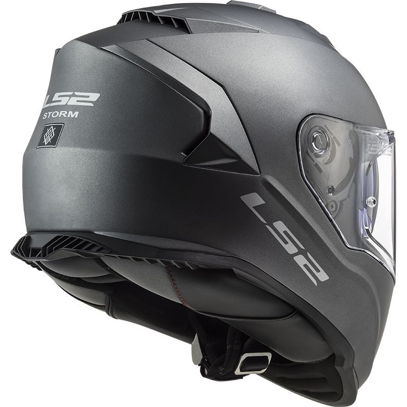 LS2 FF800 STORM SOLID, MOTO ĶIVERE, matēta titāna LS2 FF800 STORM SOLID, MOTO ĶIVERE, matēta titāna - Image 6