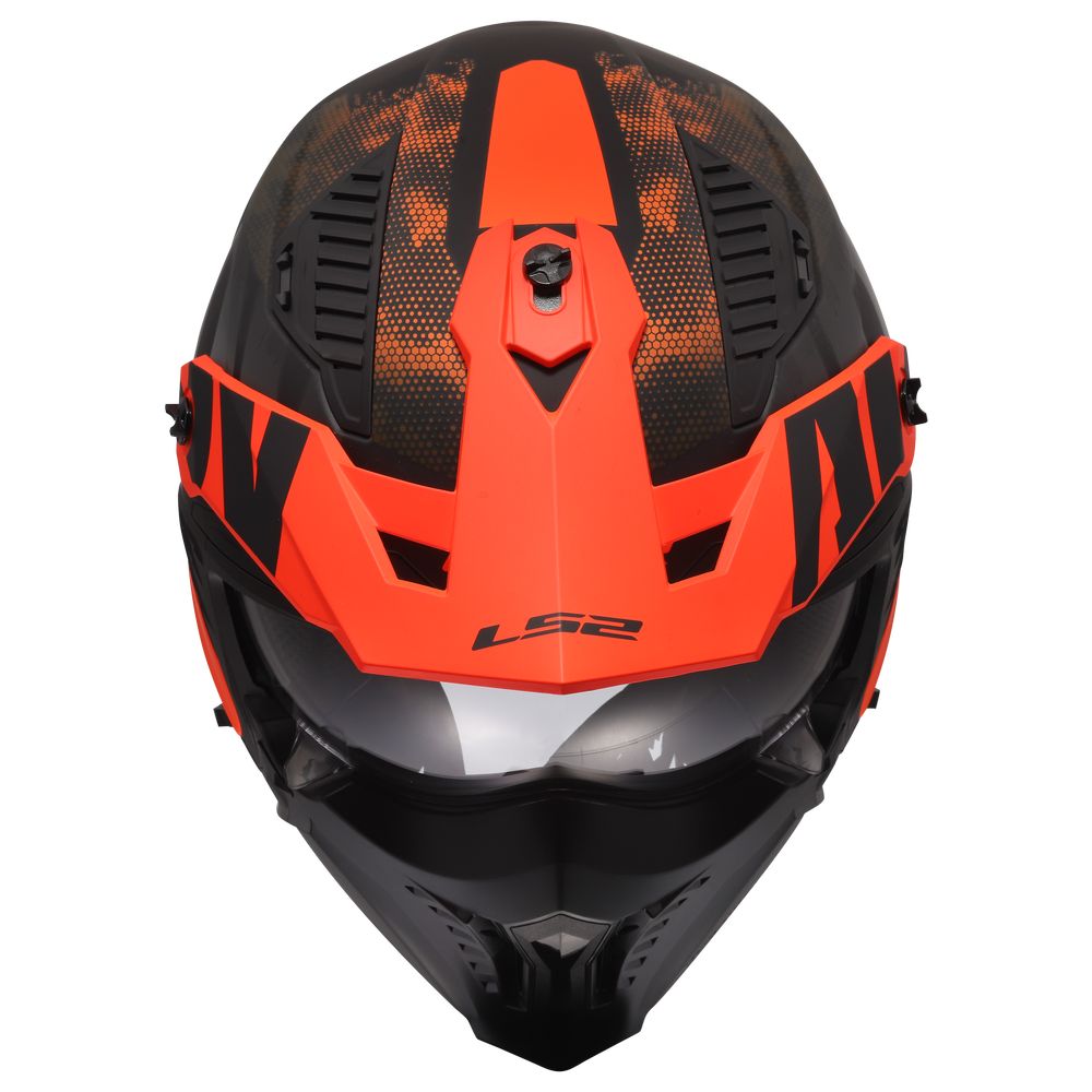 LS2 OF606 DRIFTER GAS, MOTO ĶIVERE, pelēka, oranža LS2 OF606 DRIFTER GAS, MOTO ĶIVERE, pelēka, oranža - Image 7