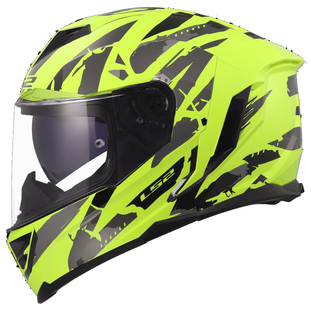 LS2 FF818 STORM III KAOS, MOTO ĶIVERE, dzeltenzaļa LS2 FF818 STORM III KAOS, MOTO ĶIVERE, dzeltenzaļa - Image 8