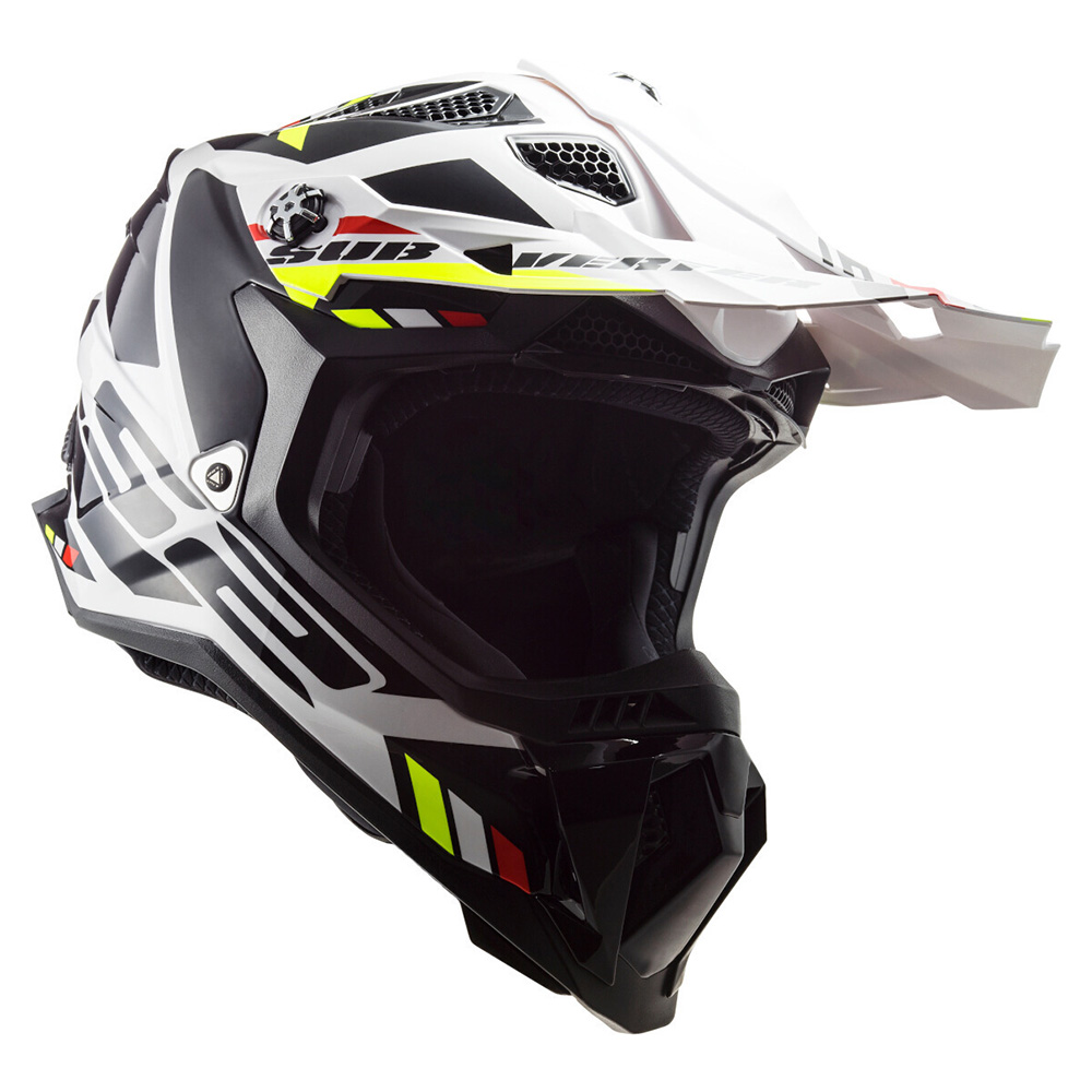 LS2 MX700 SUBVERTER EVO II STOMP, MOTO ĶIVERE, balta, melna LS2 MX700 SUBVERTER EVO II STOMP, MOTO ĶIVERE, balta, melna - Image 3