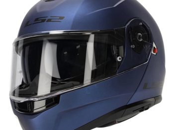 LS2 FF908 STROBE II SOLID, MOTO ĶIVERE, matēta tumši zila