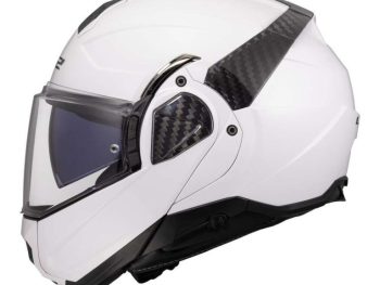 LS2 FF910 ADVANT II SOLID, MOTO ĶIVERE, balta spīdīga