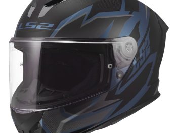 LS2 FF820 RAPID III XTREM, MOTO ĶIVERE, melna, zila