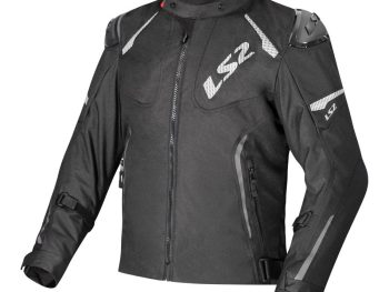 LS2 ZOOM vīriešu moto jaka – melna