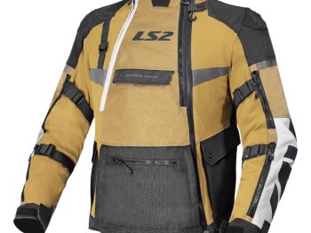 LS2 X-MASTER vīriešu moto jaka - smilšu, melna, pelēka