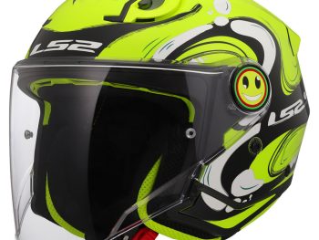 LS2 OF622 FUNNY II GLUP bērnu, MOTO ĶIVERE, Hi-Vis dzeltena