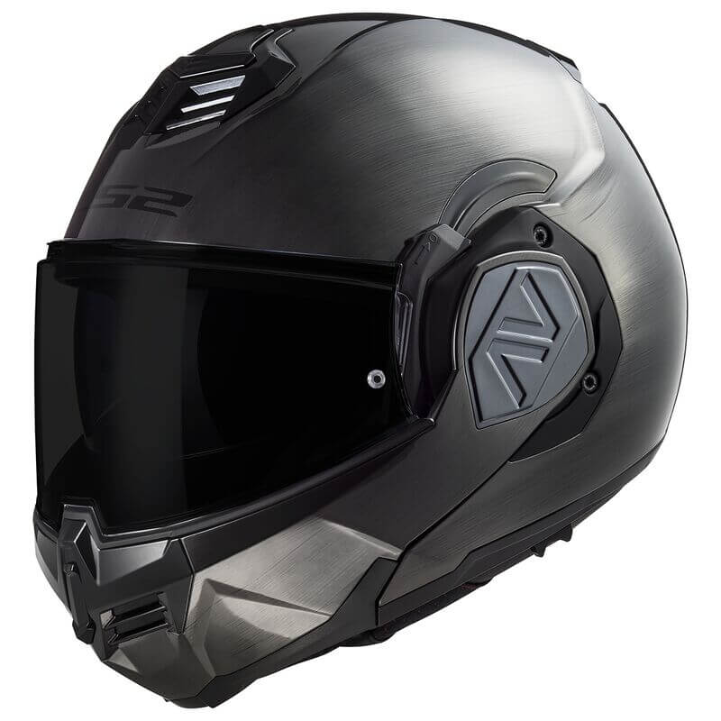 LS2 FF906 ADVANT JEANS, MOTO ĶIVERE, titāna LS2 FF906 ADVANT JEANS, MOTO ĶIVERE, titāna