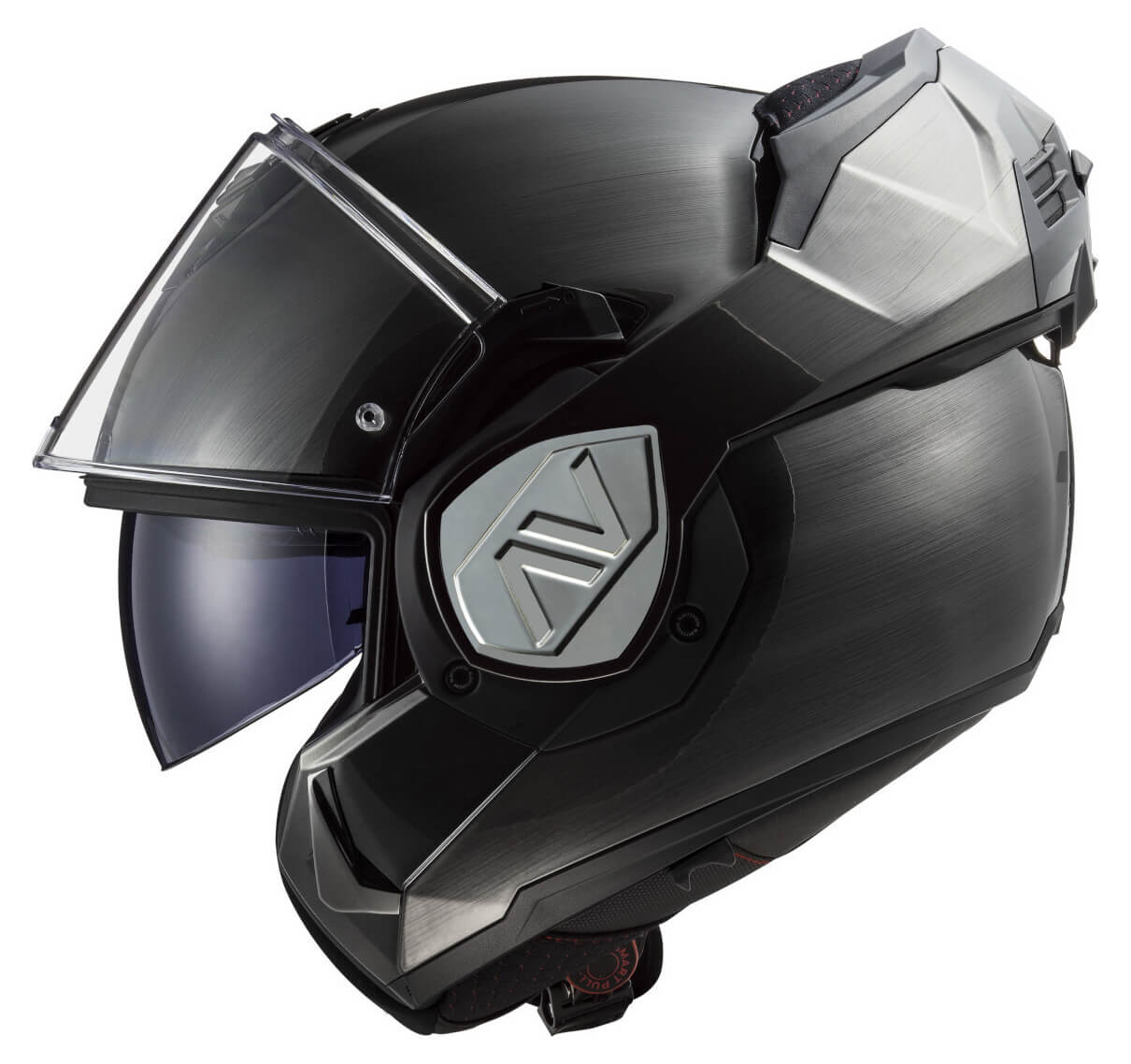 LS2 FF906 ADVANT JEANS, MOTO ĶIVERE, titāna LS2 FF906 ADVANT JEANS, MOTO ĶIVERE, titāna - Image 2