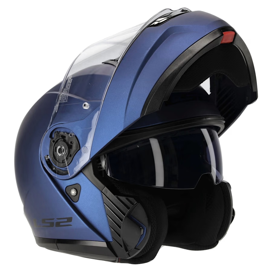LS2 FF908 STROBE II SOLID, MOTO ĶIVERE, matēta tumši zila LS2 FF908 STROBE II SOLID, MOTO ĶIVERE, matēta tumši zila - Image 4