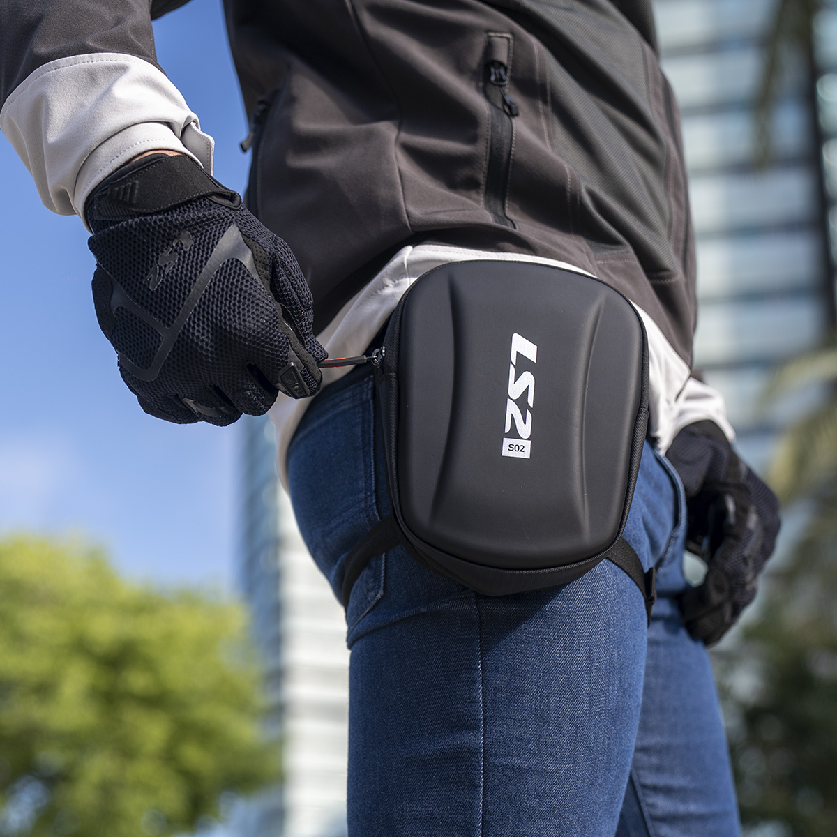 LS2 Moto soma SHIELD LEG BAG 2.5L, stiprināmā ap kāju LS2 Moto soma SHIELD LEG BAG 2.5L, stiprināmā ap kāju - Image 2
