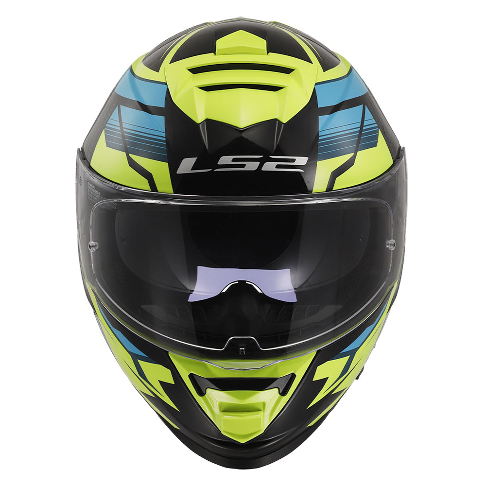 LS2 FF800 STORM II TRACKER, MOTO ĶIVERE, melna, dzeltena LS2 FF800 STORM II TRACKER, MOTO ĶIVERE, melna, dzeltena - Image 2