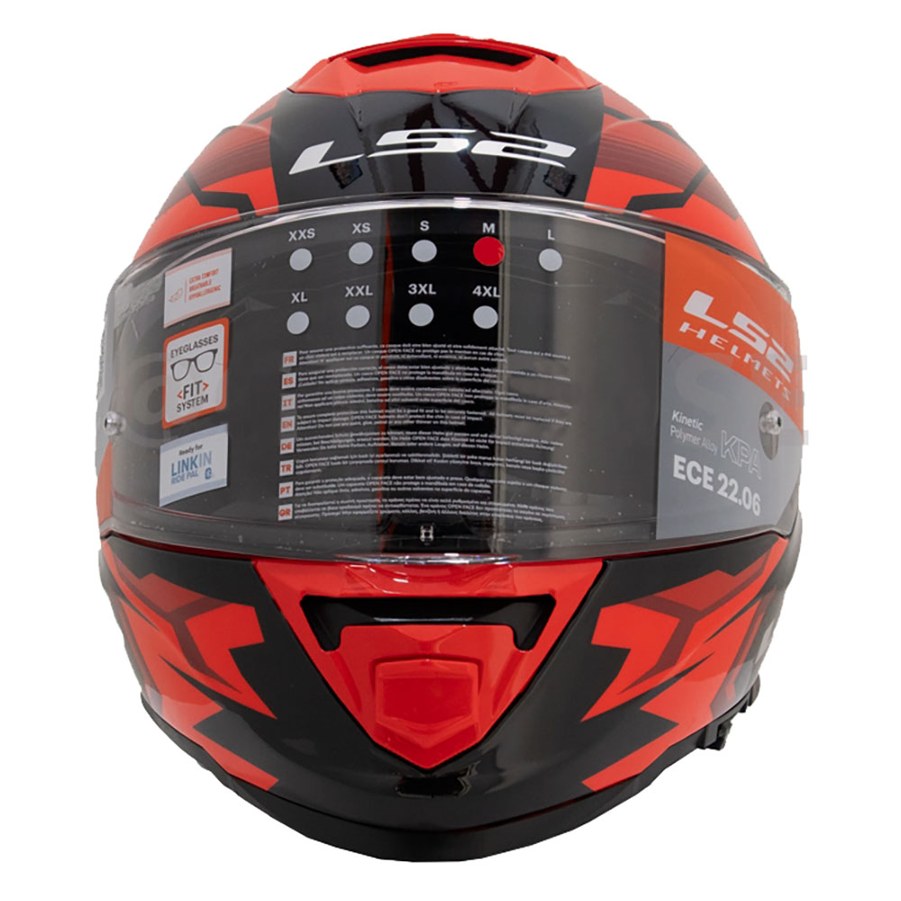 LS2 FF800 STORM II TRACKER, MOTO ĶIVERE, melna, sarkana LS2 FF800 STORM II TRACKER, MOTO ĶIVERE, melna, sarkana - Image 3