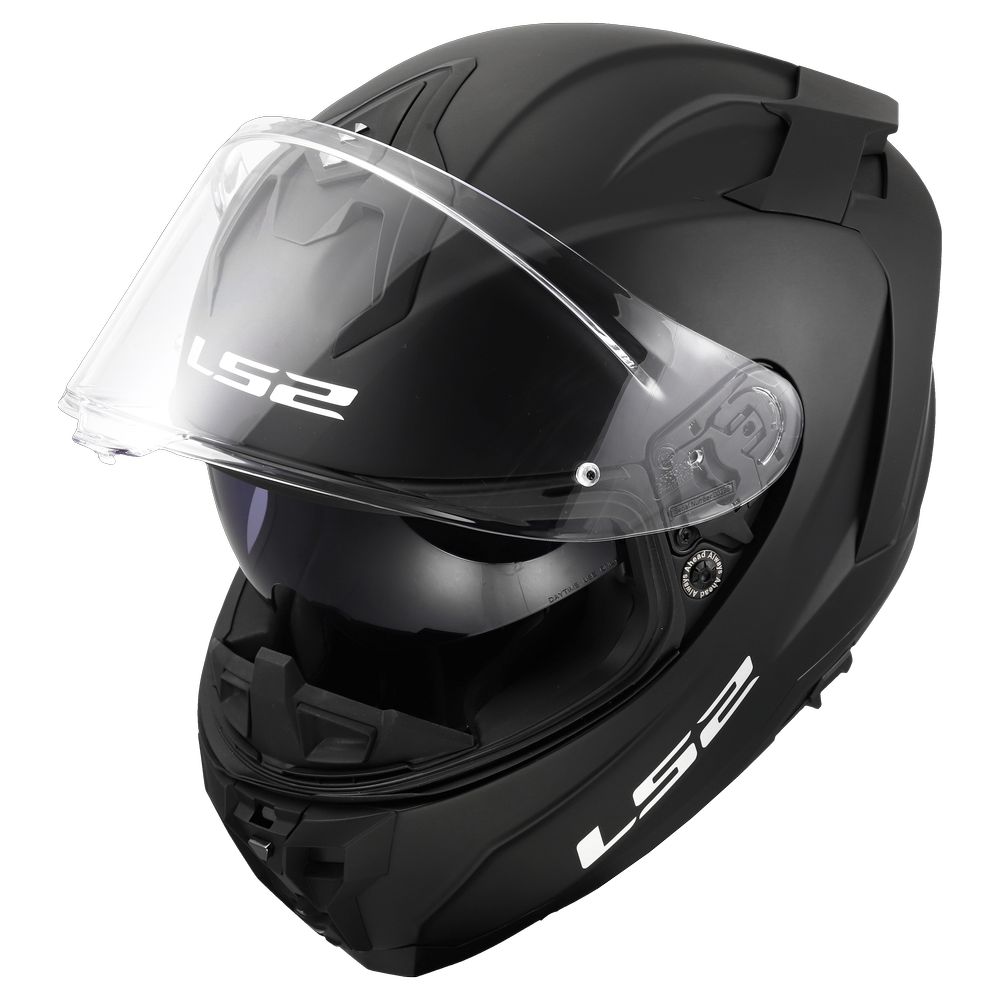 LS2 FF817 CHALLENGER II SOLID, MOTO ĶIVERE, melna matēta LS2 FF817 CHALLENGER II SOLID, MOTO ĶIVERE, melna matēta - Image 3