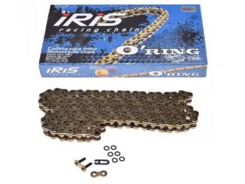 MOTO PIEDZIŅAS ĶĒDE ar O-RING IRIS GOLD 520 122 POSMI