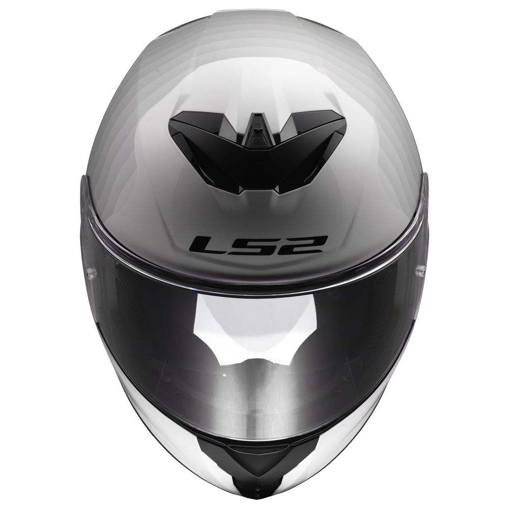 LS2 FF820 RAPID III FLOW, MOTO ĶIVERE, balta, pelēka LS2 FF820 RAPID III FLOW, MOTO ĶIVERE, balta, pelēka - Image 8