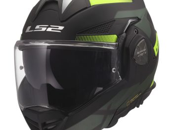 LS2 FF901 ADVANT X NOVA, MOTO ĶIVERE, melna dzeltenzaļa