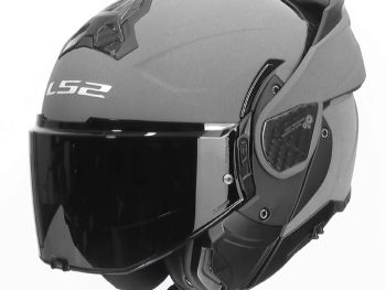 LS2 FF910 ADVANT II SOLID, MOTO ĶIVERE, tumši pelēka (concrete)