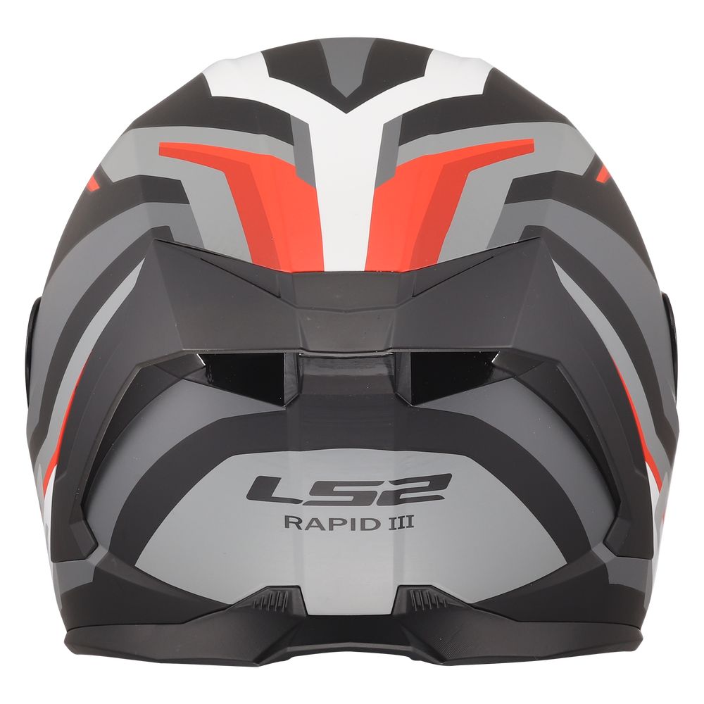 LS2 FF820 RAPID III HYPER, MOTO ĶIVERE, melna, sarkana LS2 FF820 RAPID III HYPER, MOTO ĶIVERE, melna, sarkana - Image 4