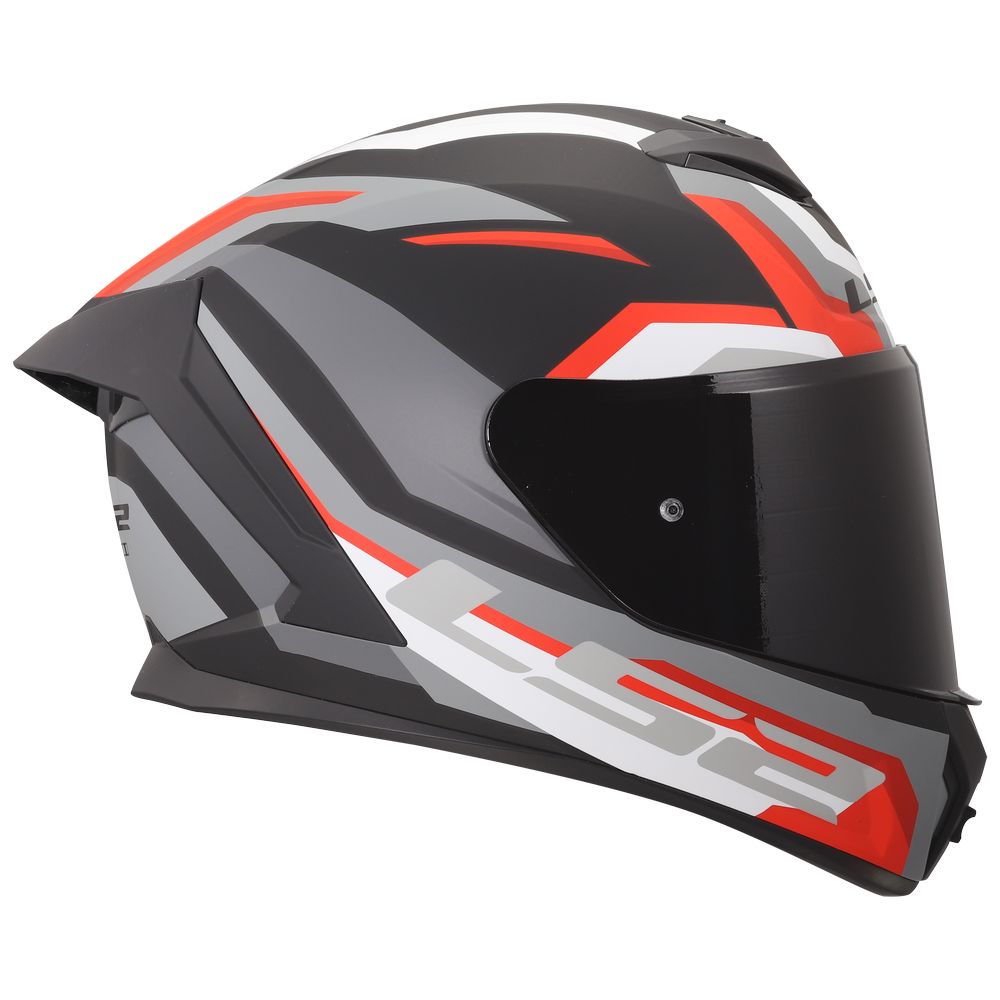 LS2 FF820 RAPID III HYPER, MOTO ĶIVERE, melna, sarkana LS2 FF820 RAPID III HYPER, MOTO ĶIVERE, melna, sarkana - Image 2