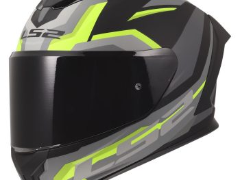 LS2 FF820 RAPID III HYPER, MOTO ĶIVERE, melna H-V dzeltena