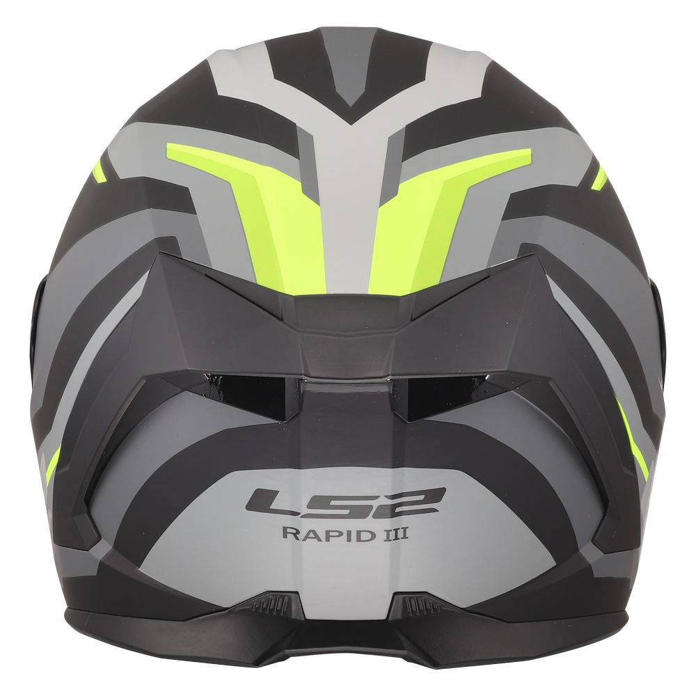 LS2 FF820 RAPID III HYPER, MOTO ĶIVERE, melna H-V dzeltena LS2 FF820 RAPID III HYPER, MOTO ĶIVERE, melna H-V dzeltena - Image 2