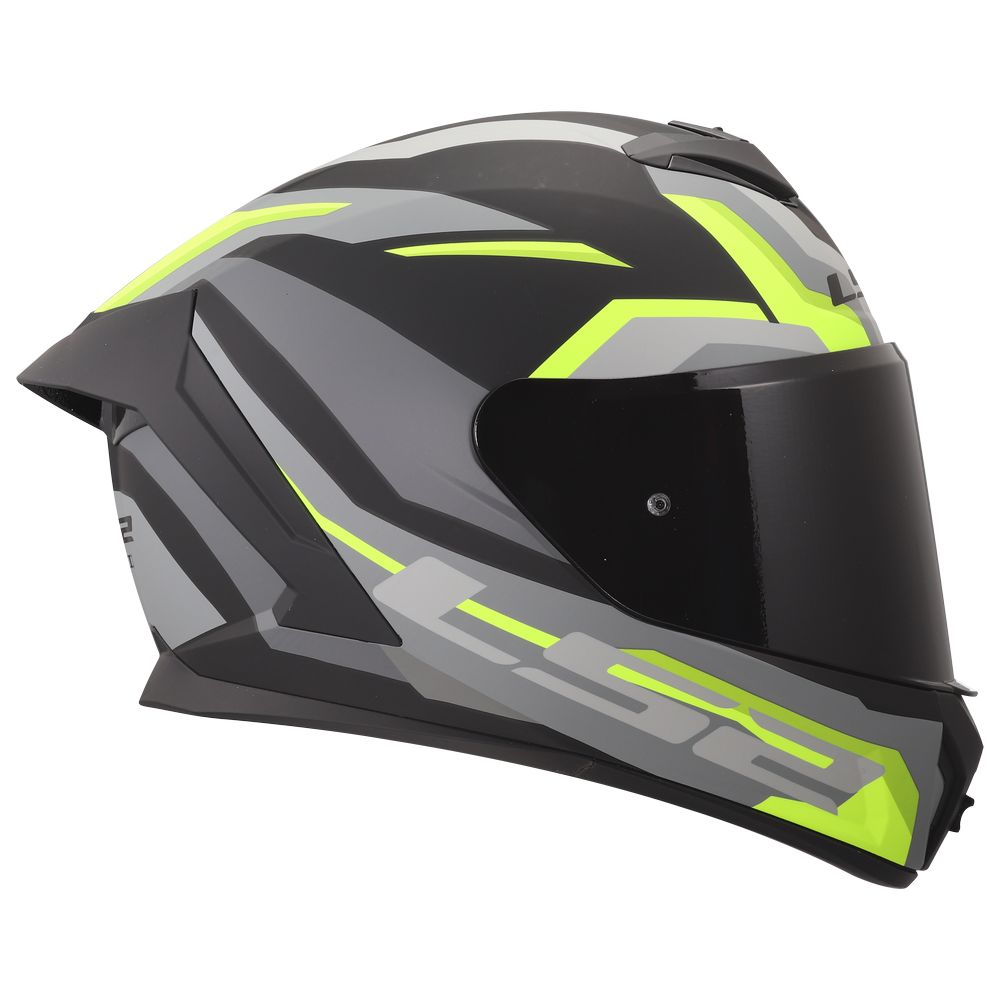 LS2 FF820 RAPID III HYPER, MOTO ĶIVERE, melna H-V dzeltena LS2 FF820 RAPID III HYPER, MOTO ĶIVERE, melna H-V dzeltena - Image 3