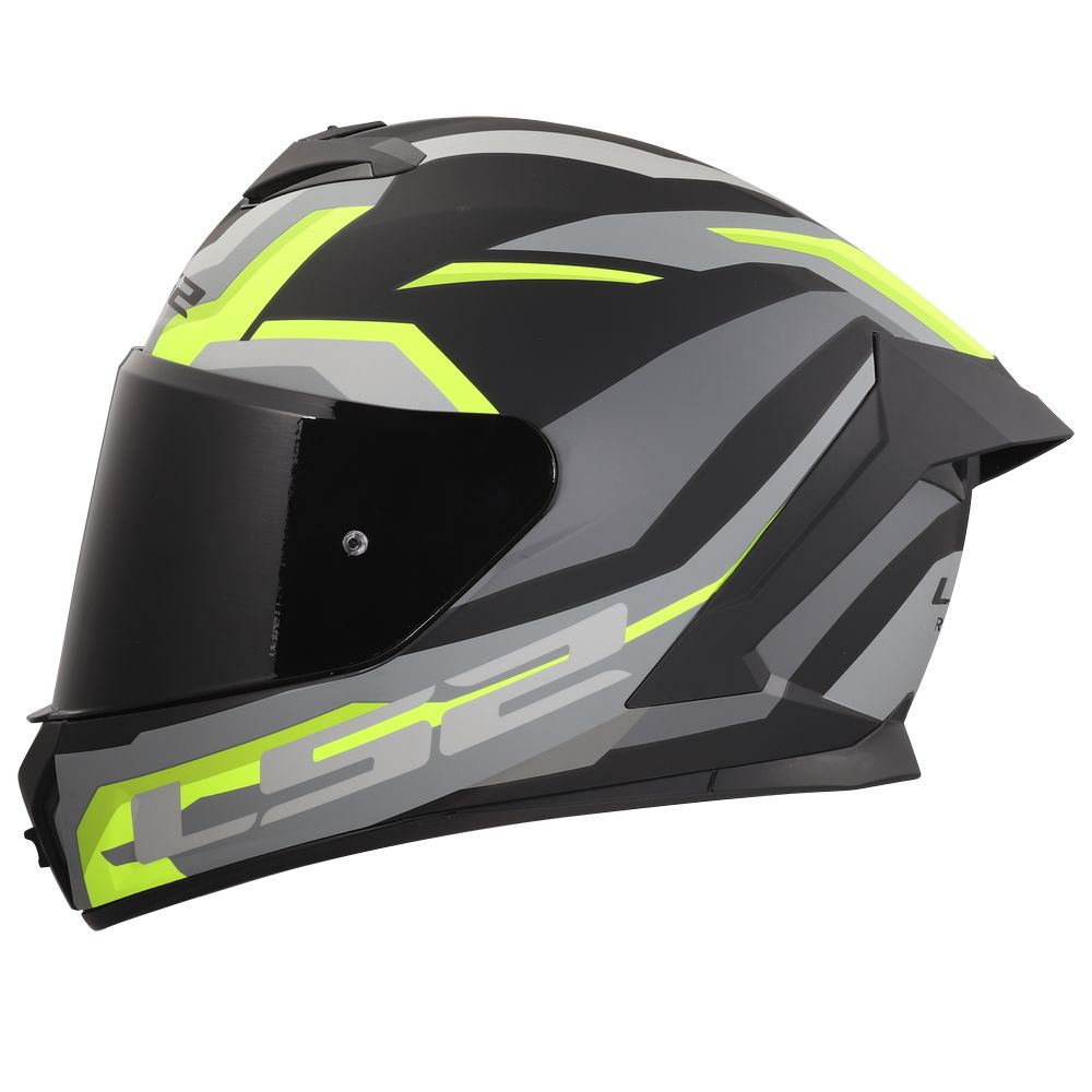 LS2 FF820 RAPID III HYPER, MOTO ĶIVERE, melna H-V dzeltena LS2 FF820 RAPID III HYPER, MOTO ĶIVERE, melna H-V dzeltena - Image 4