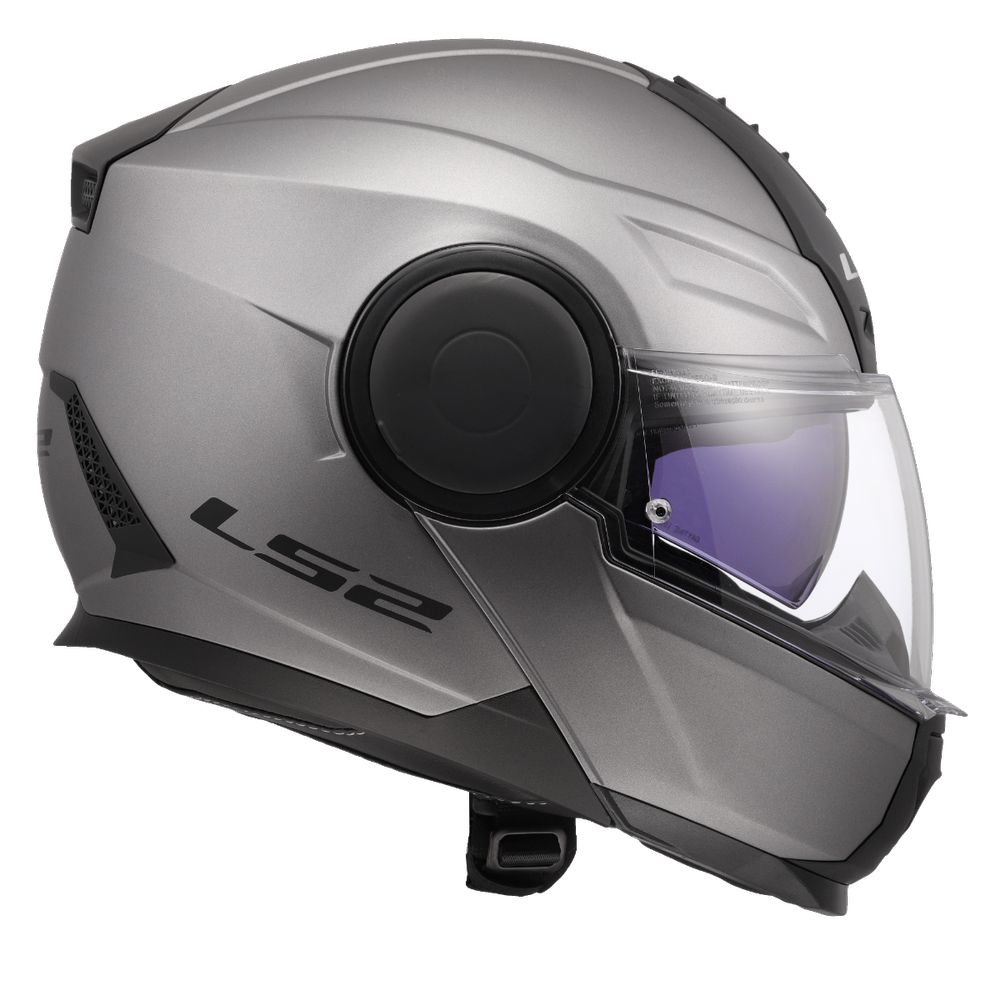 LS2 FF902 SCOPE II SOLID, MOTO ĶIVERE, matēta Titanium LS2 FF902 SCOPE II SOLID, MOTO ĶIVERE, matēta Titanium - Image 8