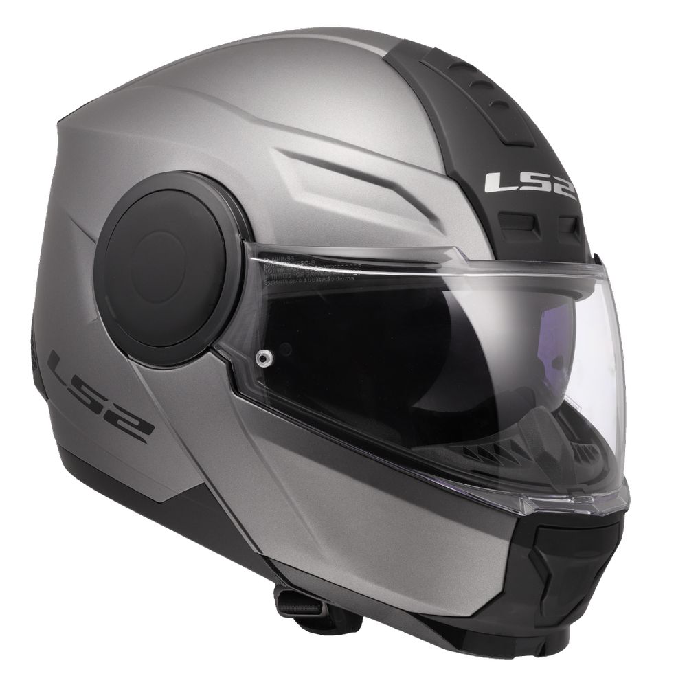 LS2 FF902 SCOPE II SOLID, MOTO ĶIVERE, matēta Titanium LS2 FF902 SCOPE II SOLID, MOTO ĶIVERE, matēta Titanium - Image 9