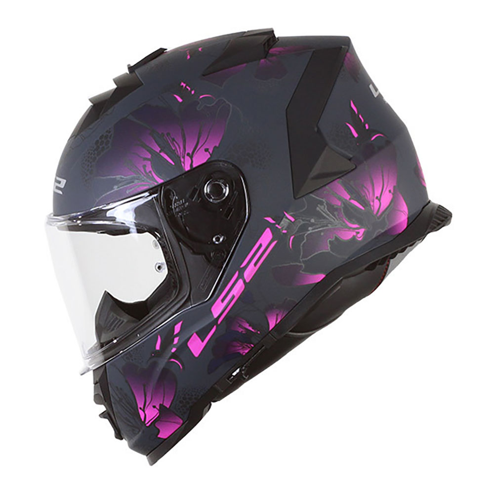 LS2 FF800 STORM II BURST, MOTO ĶIVERE, matēta melna, rozā LS2 FF800 STORM II BURST, MOTO ĶIVERE, matēta melna, rozā - Image 4