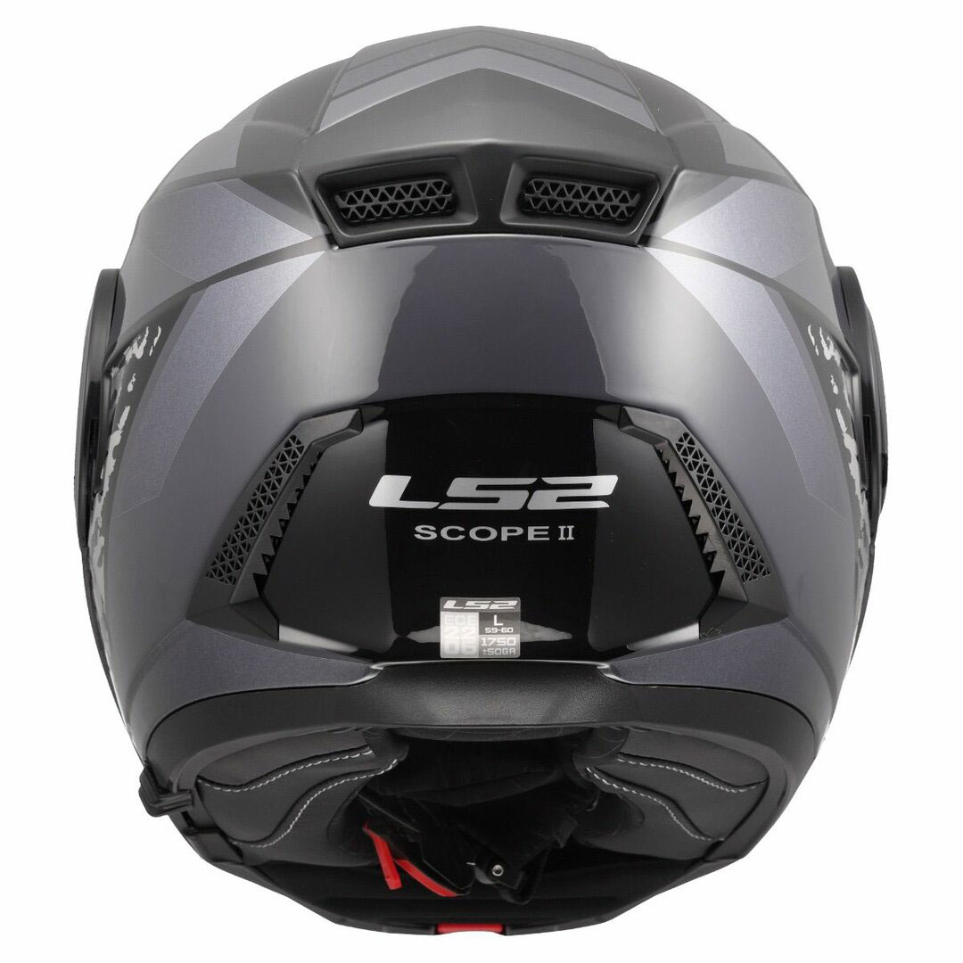 LS2 FF902 SCOPE II OXYD, MOTO ĶIVERE, melna titāna LS2 FF902 SCOPE II OXYD, MOTO ĶIVERE, melna titāna - Image 8