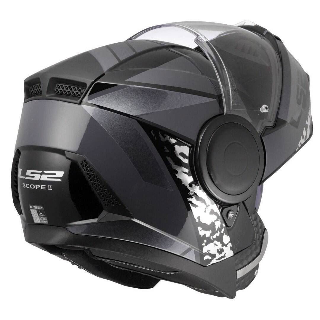 LS2 FF902 SCOPE II OXYD, MOTO ĶIVERE, melna titāna LS2 FF902 SCOPE II OXYD, MOTO ĶIVERE, melna titāna - Image 9