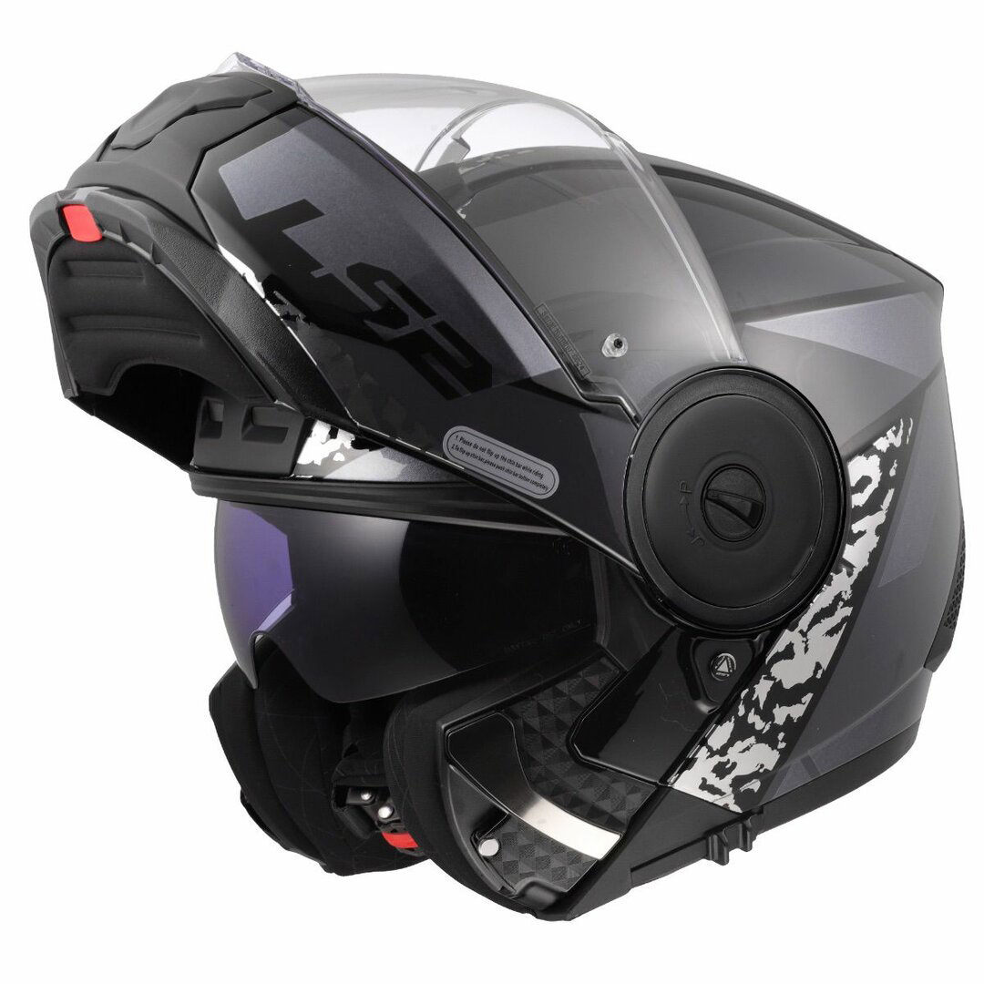 LS2 FF902 SCOPE II OXYD, MOTO ĶIVERE, melna titāna LS2 FF902 SCOPE II OXYD, MOTO ĶIVERE, melna titāna - Image 7
