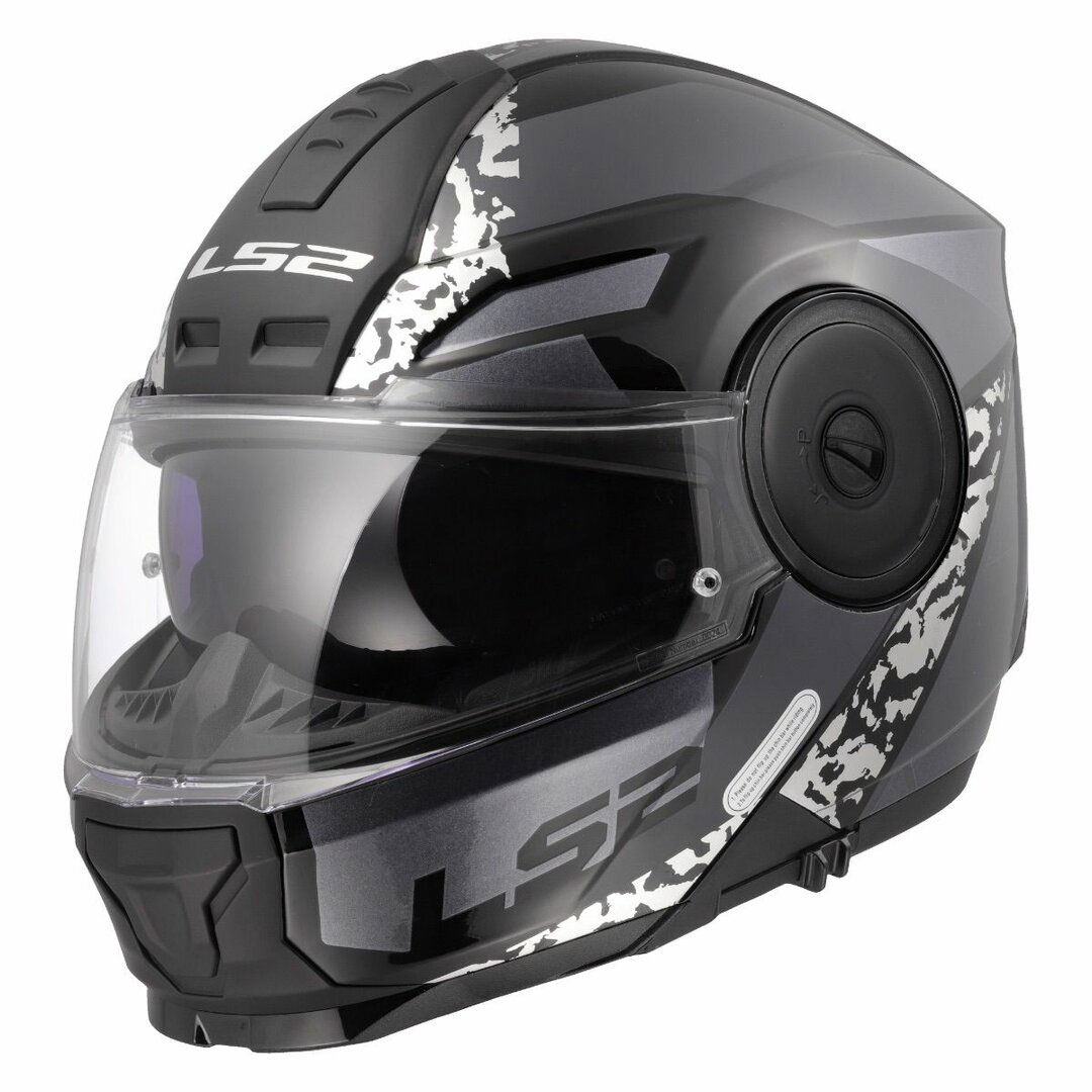 LS2 FF902 SCOPE II OXYD, MOTO ĶIVERE, melna titāna LS2 FF902 SCOPE II OXYD, MOTO ĶIVERE, melna titāna