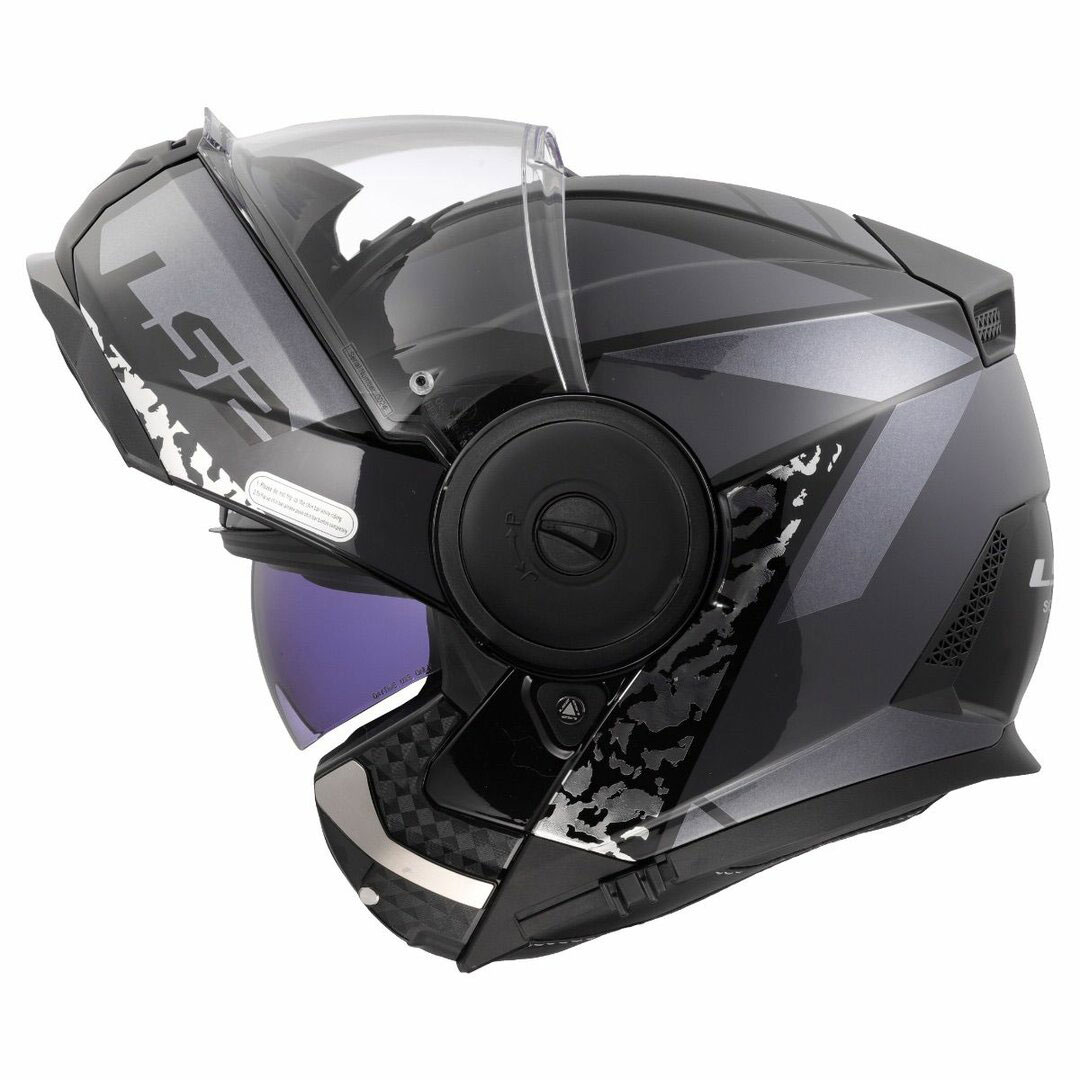 LS2 FF902 SCOPE II OXYD, MOTO ĶIVERE, melna titāna LS2 FF902 SCOPE II OXYD, MOTO ĶIVERE, melna titāna - Image 5