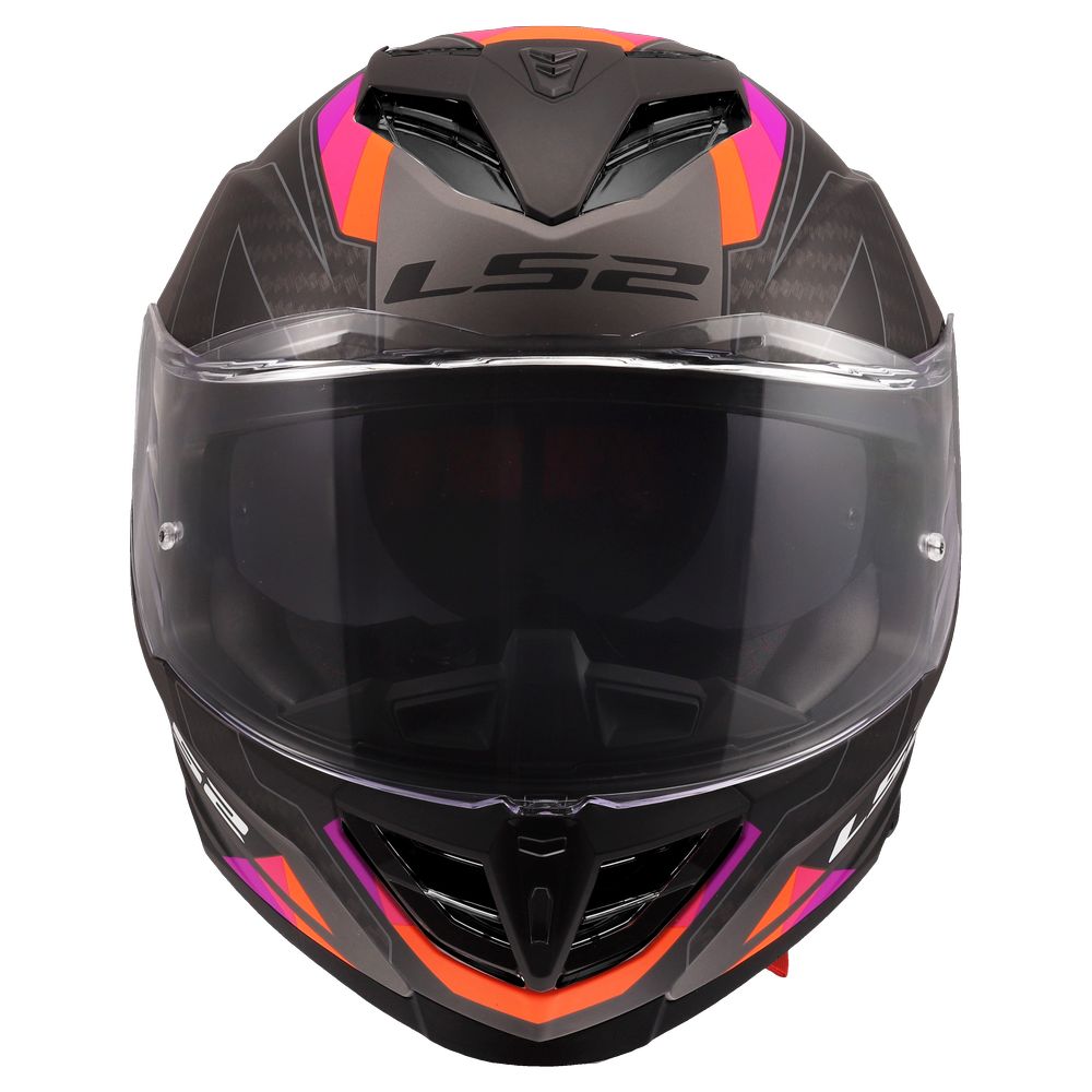 LS2 FF818 STORM III SPORTY, MOTO ĶIVERE, pelēka, violeta LS2 FF818 STORM III SPORTY, MOTO ĶIVERE, pelēka, violeta - Image 3