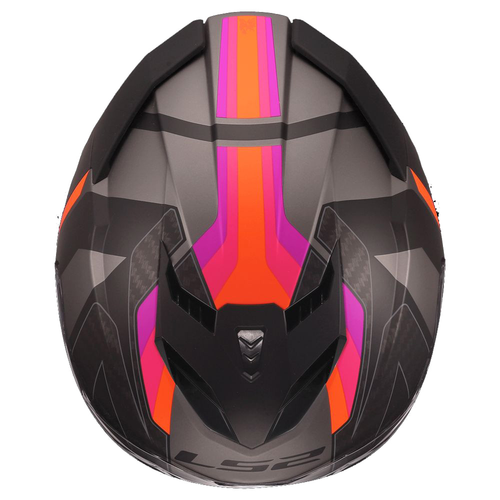 LS2 FF818 STORM III SPORTY, MOTO ĶIVERE, pelēka, violeta LS2 FF818 STORM III SPORTY, MOTO ĶIVERE, pelēka, violeta - Image 9