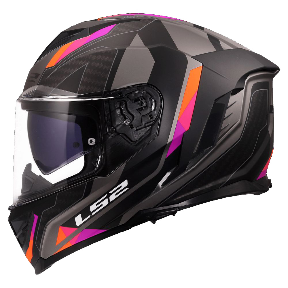 LS2 FF818 STORM III SPORTY, MOTO ĶIVERE, pelēka, violeta LS2 FF818 STORM III SPORTY, MOTO ĶIVERE, pelēka, violeta - Image 10