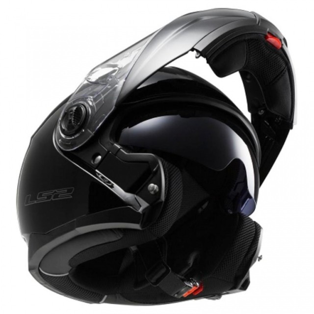 LS2 FF325 STROBE SNOW, MOTO ĶIVERE, melna matēta LS2 FF325 STROBE SNOW, MOTO ĶIVERE, melna matēta - Image 4