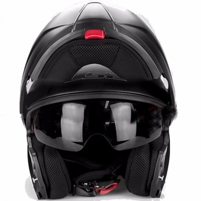 LS2 FF325 STROBE SNOW, MOTO ĶIVERE, melna matēta LS2 FF325 STROBE SNOW, MOTO ĶIVERE, melna matēta - Image 2