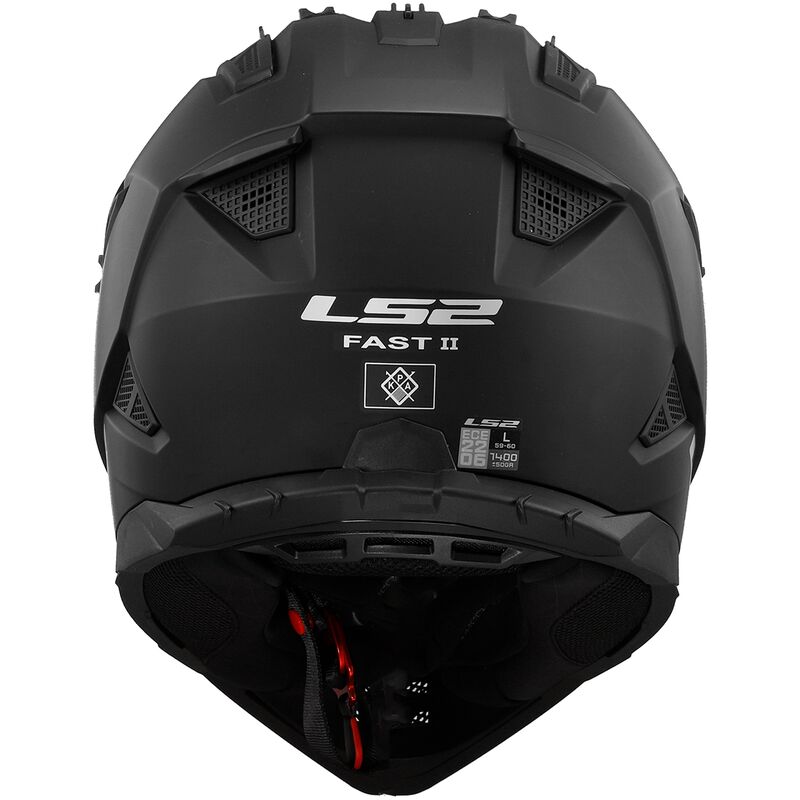 LS2 MX708 CLASSY SOLID krosa, MOTO ĶIVERE, L, melna matēta LS2 MX708 CLASSY SOLID krosa, MOTO ĶIVERE, L, melna matēta - Image 4