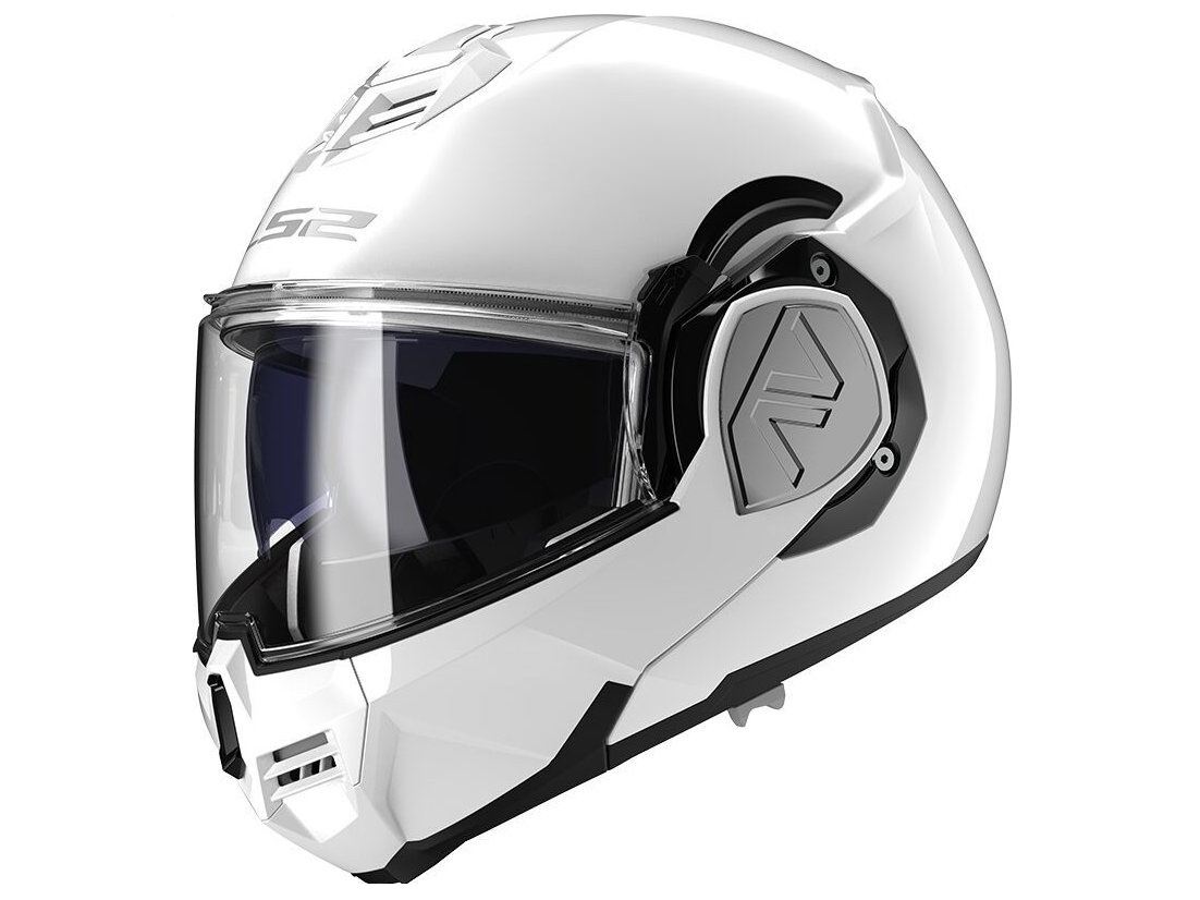 LS2 FF906 ADVANT SOLID, MOTO ĶIVERE, - balta LS2 FF906 ADVANT SOLID, MOTO ĶIVERE, - balta