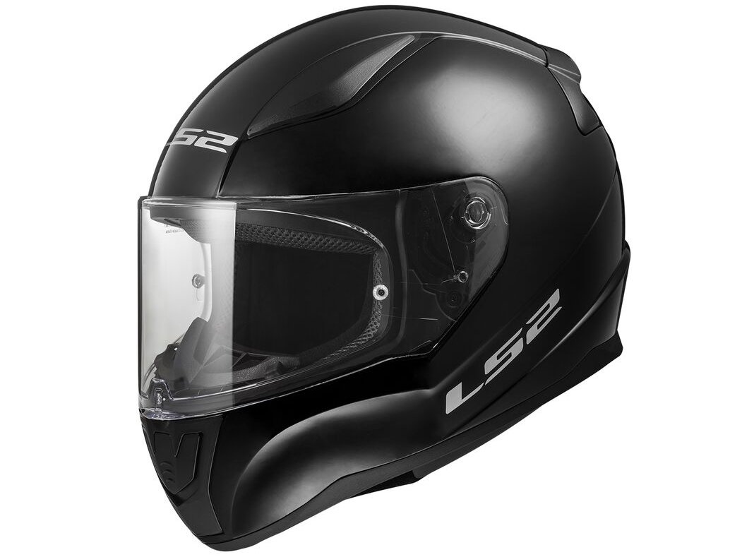 LS2 FF353 RAPID MINI SINGLE MONO, MOTO ĶIVERE, melna spīdīga LS2 FF353 RAPID MINI SINGLE MONO, MOTO ĶIVERE, melna spīdīga