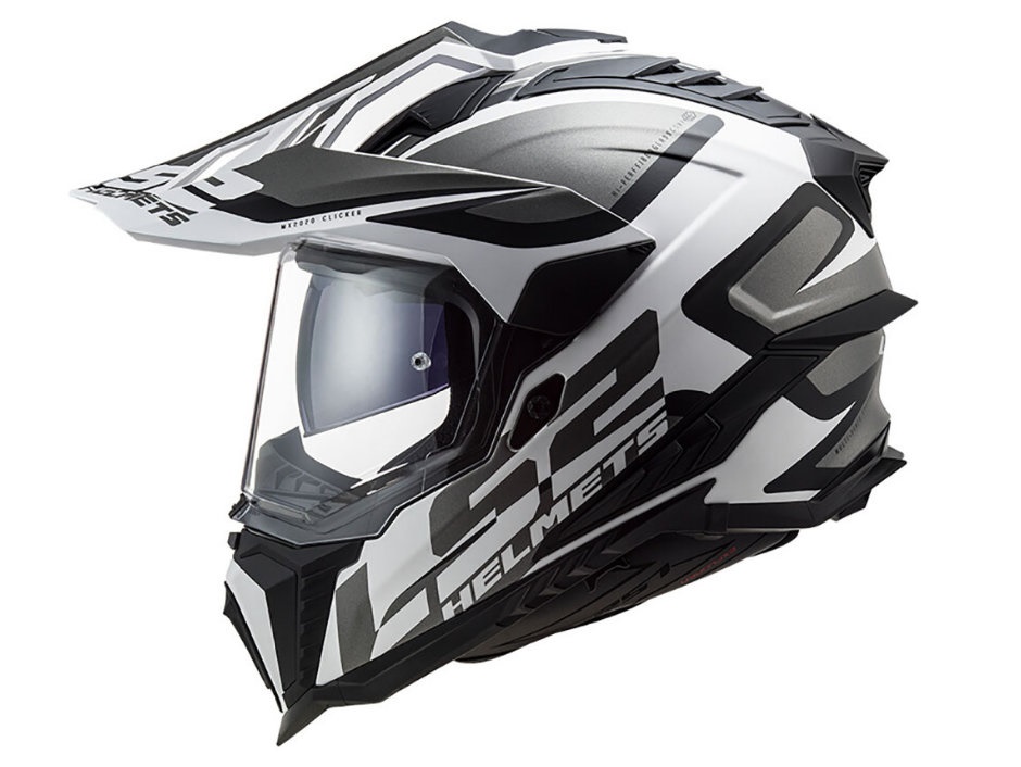 LS2 MX701 EXPLORER ALTER enduro, MOTO ĶIVERE, matēts melns-balts LS2 MX701 EXPLORER ALTER enduro, MOTO ĶIVERE, matēts melns-balts - Image 3