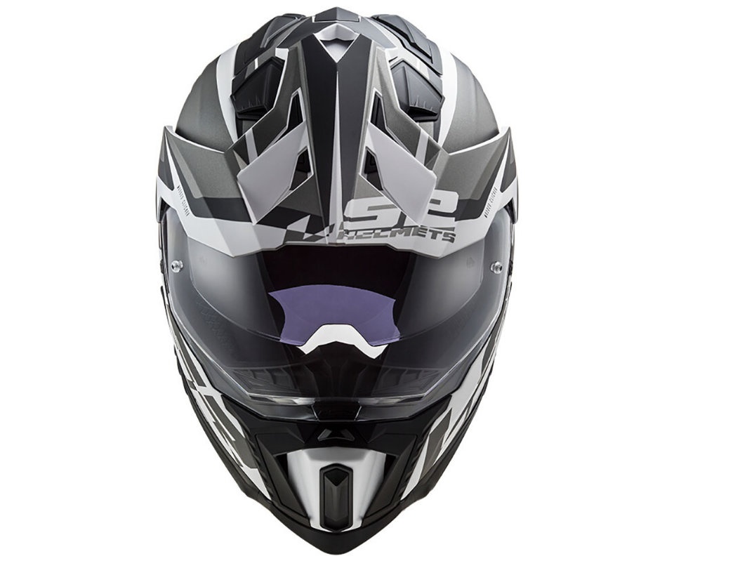 LS2 MX701 EXPLORER ALTER enduro, MOTO ĶIVERE, matēts melns-balts LS2 MX701 EXPLORER ALTER enduro, MOTO ĶIVERE, matēts melns-balts - Image 4