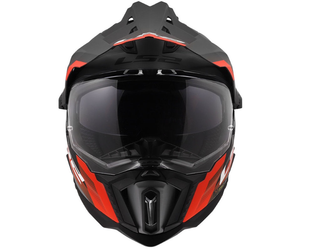 LS2 MX701 EXPLORER HEXA enduro, MOTO ĶIVERE, -melns-sarkans-pelēks LS2 MX701 EXPLORER HEXA enduro, MOTO ĶIVERE, -melns-sarkans-pelēks - Image 4