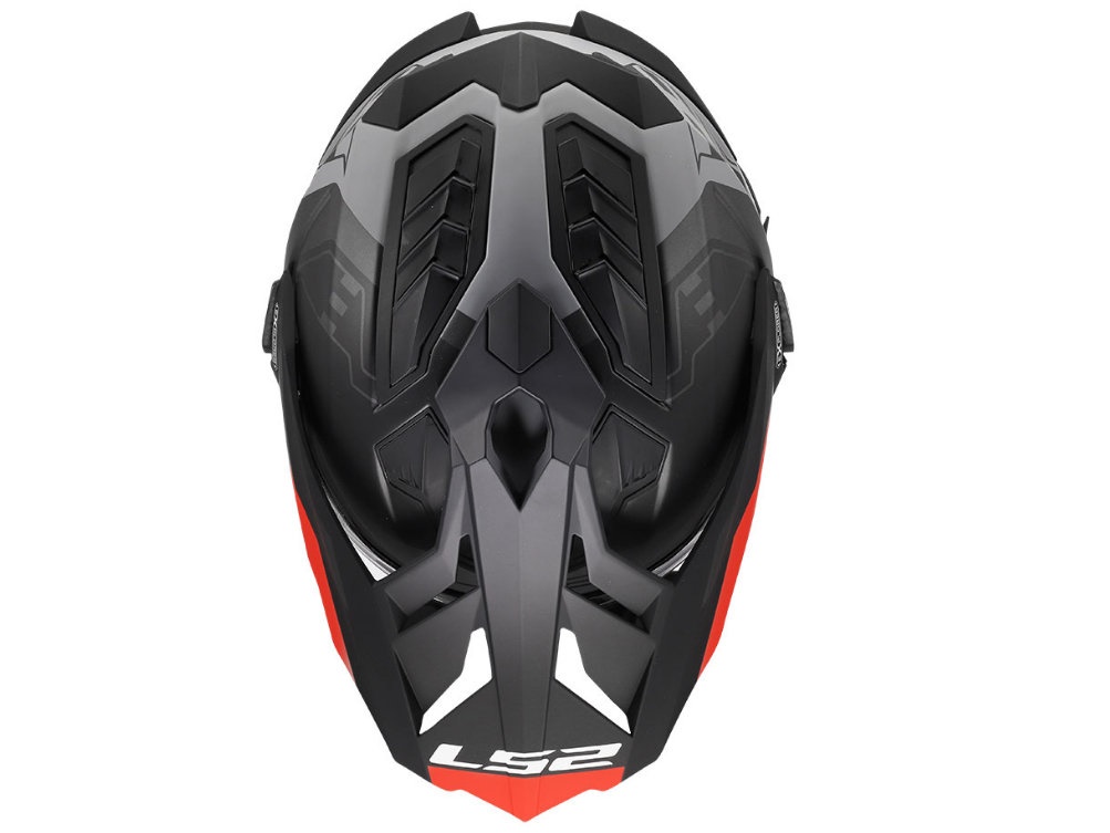 LS2 MX701 EXPLORER HEXA enduro, MOTO ĶIVERE, -melns-sarkans-pelēks LS2 MX701 EXPLORER HEXA enduro, MOTO ĶIVERE, -melns-sarkans-pelēks - Image 5