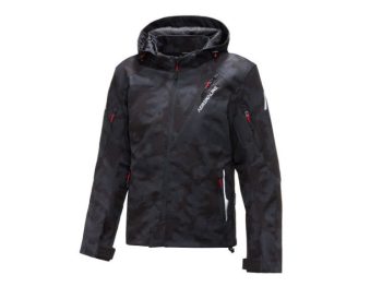 Tekstila vīriešu moto jaka ADRENALINE FREEDOM PPE  XL melna / kamuflāža
