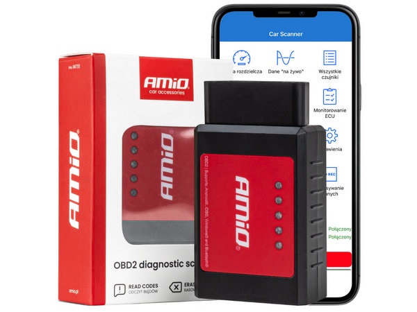 OBD2 diagnostikas skeneris AMIO-04733 OBD2 diagnostikas skeneris AMIO-04733